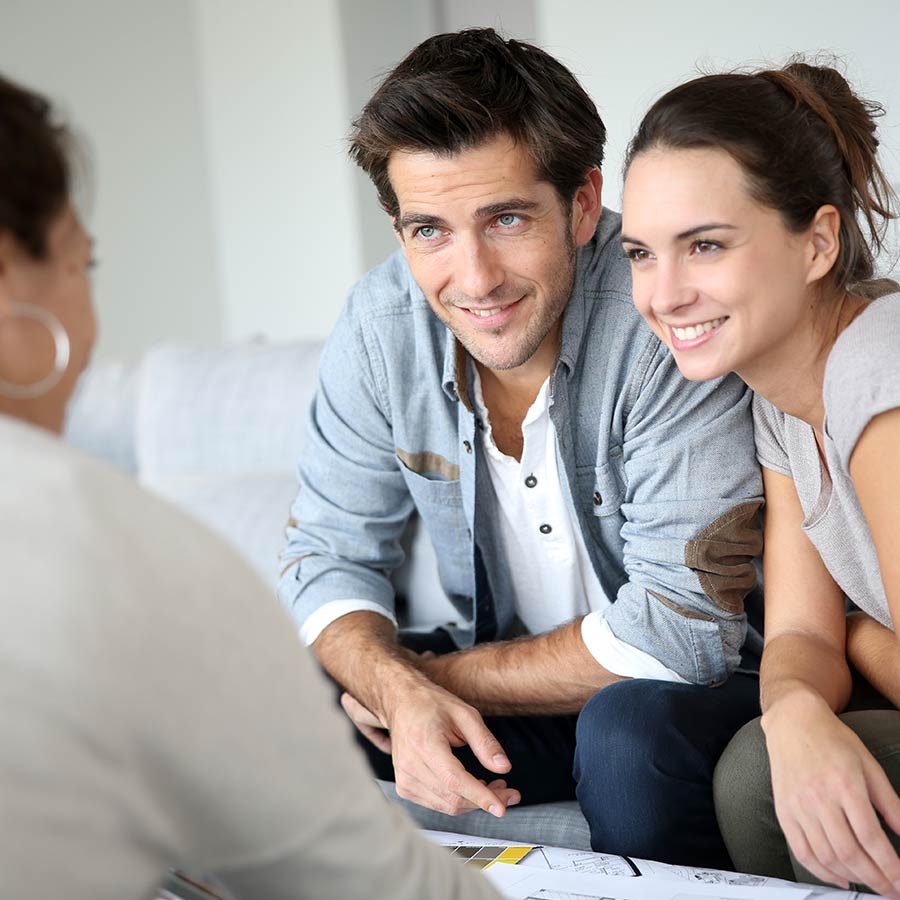 Couple Meeting Insurance Agent