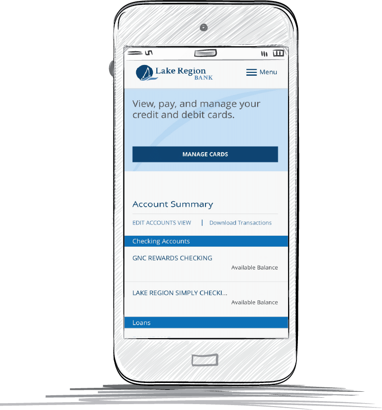 Online Mobile Banking App Phone Mockup 2025